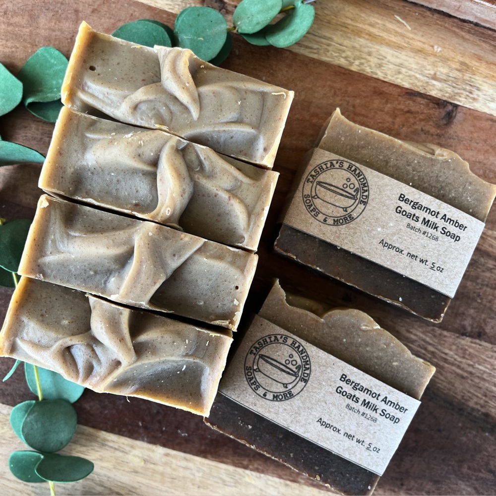 TashiasHandmade.com Goat Milk Soap 🖤 Handmade cold process Soap